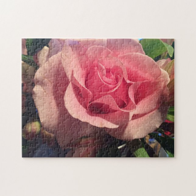 Rosa quebra-cabeça (Horizontal)