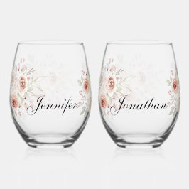 Rosa Romântico Cor-de-Rosa Suave no Casamento Bran