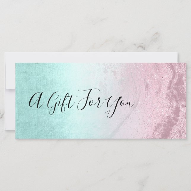 Rosa rosa-rosa, brilho dourado e maquiagem de ment (Frente)