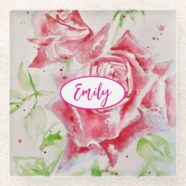 Rosa Rosa rosa Rosa Aquarela Flor Arte Flor