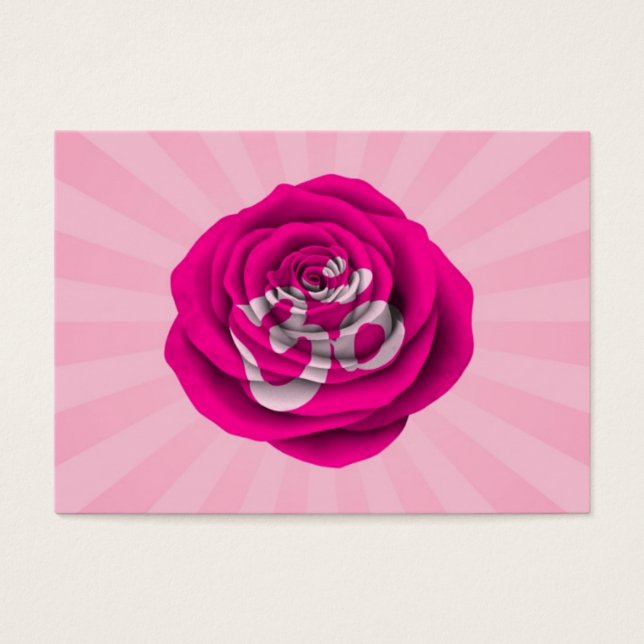 Rosa Rosa Rosa Yoga Om (Frente)