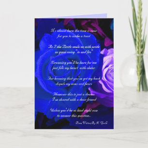 Rosa Roxo Azul Você Será Meu Convite Para A Ment