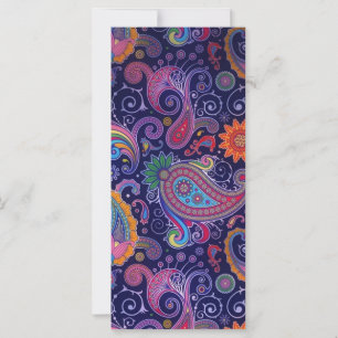 Rosa roxo de Paisley
