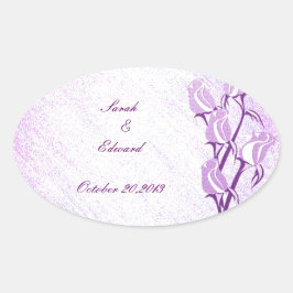 Rosa roxo Guarde os adesivos de data