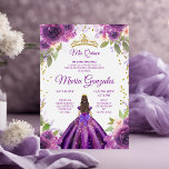 Rosa Roxo Profundo Charra Mis Quince Convite<br><div class="desc">Deep Purple Rosa Charra Mis Quince Convite Mis Quince Anos,  15 Birthday</div>