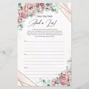 Rosa Rústico, Duas Verdades E Uma Mentira