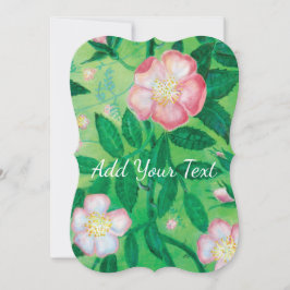 Rosa Selvagem cor-de-rosa floresce jardim secreto 