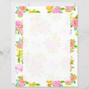 Rosa Shabby Vintage - Vazio branco