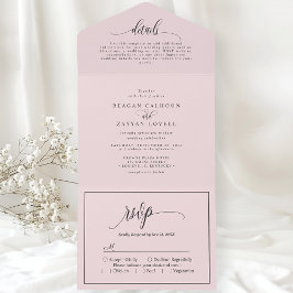 Rosa Simples Moderno Script