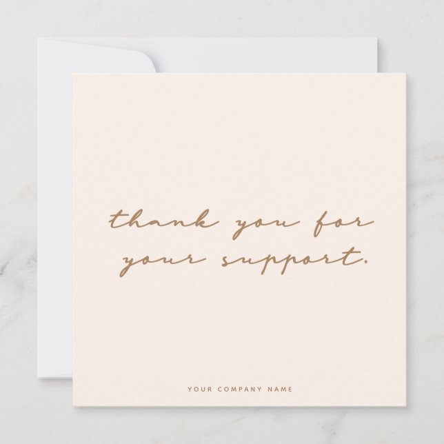 Rosa Simples Seu Cartão de visita (Frente)