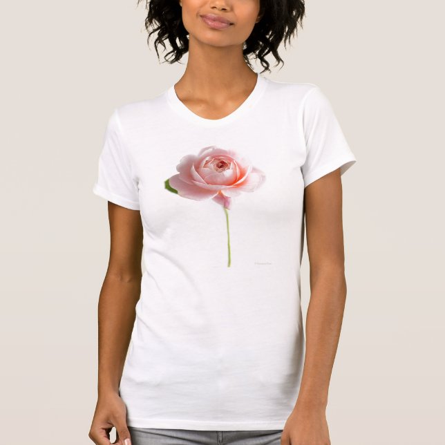 Rosa Top Fine Jersey Short Sleeve T Shirt (Frente)