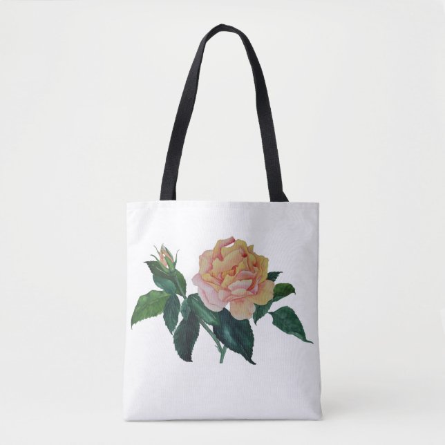 Rosa Tote Bag da Paz (Frente)