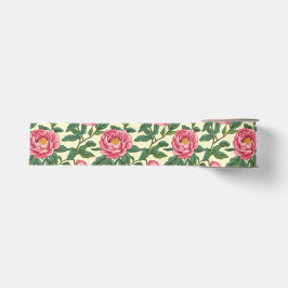 Rosa, Verde e Amarelo Chinoiserie Floral