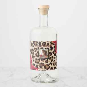 Rosa vermelha de impressão em animais modernos "Re