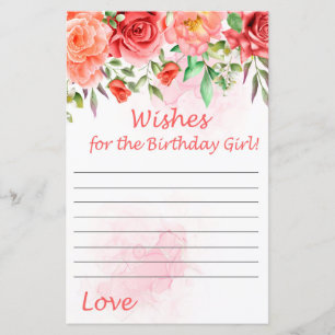 Rosa vermelha deseja a aniversariante