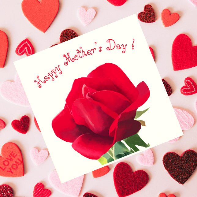 Rosa vermelha - dia das mães (Criador carregado)