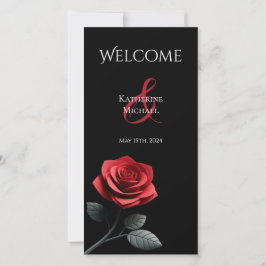 Rosa vermelha do Programa de Casamento-Solteiro-