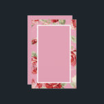 Rosa vermelha florescente de cereja<br><div class="desc">Papel de papel de carta de padrão de rosa vermelha de cereja florescente.</div>
