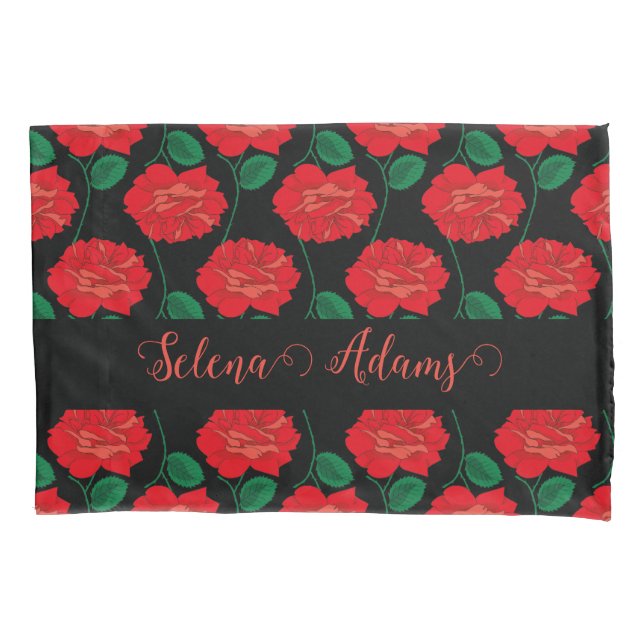 Rosa vermelha na mala preta (Frente-Esquerda)