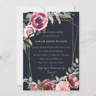 ROSA VERMELHA NEGRA CONVITE DE CHÁ DE PANELA FLOR