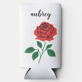 Rosa Vermelha Nome Personalizável 