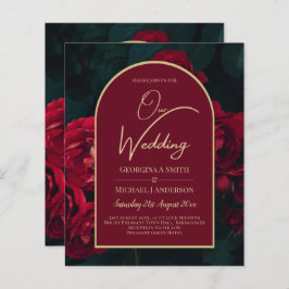 ROSA VERMELHA ORÇAMENTALCONVITE Casamento no inver