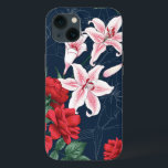 Rosa vermelha sem costura<br><div class="desc">Bonito Rosa E Vermelho Floral</div>