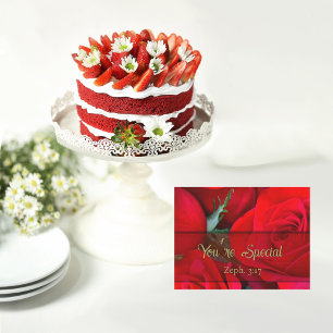 Rosa vermelha vívida Você é um ímã especial