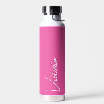 Rosa Vibrante e Branco Personalizado