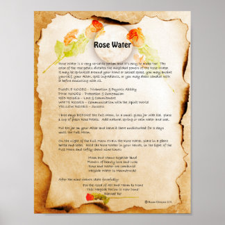 ROSA WATER POSTER