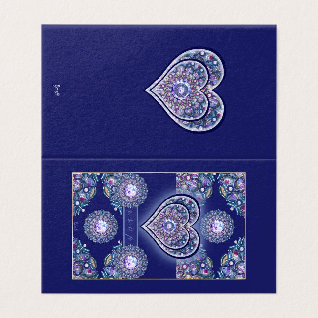 Rosace Azul (Exterior Desdobrado)