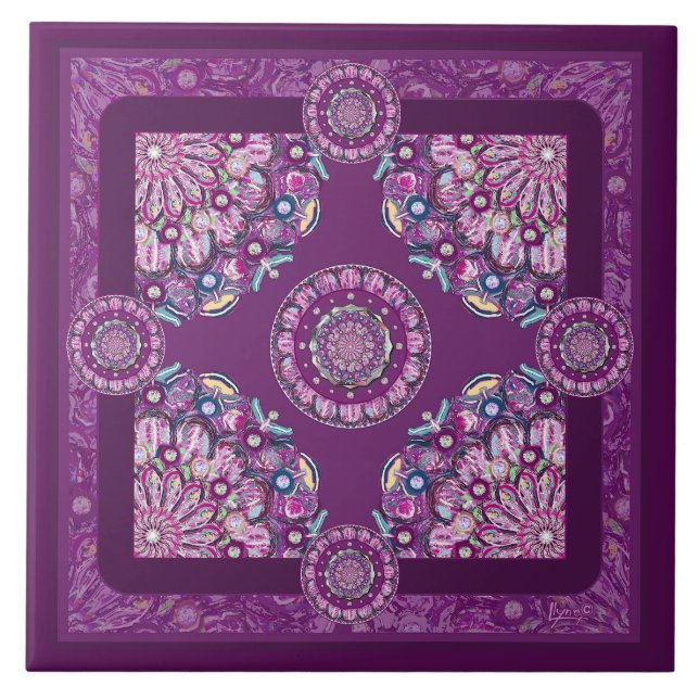 Rosace vermelho cardinal (Frente)