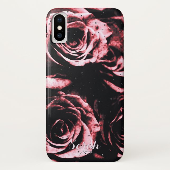 Rosas adoram capas de iphone de gabinete (Verso)