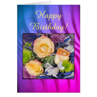Rosas Amarelas 2 - Cartão de Aniversário