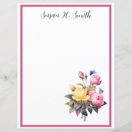 Rosas Amarelas Cor-de-Rosa Clássicas Borboleta Rox