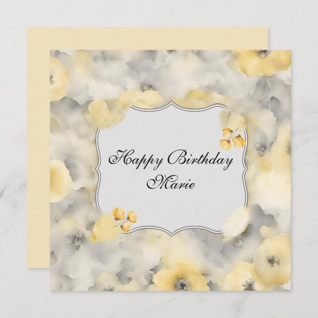 rosas amarillas (Frente/Verso)