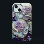 Rosas azuis e roxas<br><div class="desc">Um belo padrão de grandes Rosas azuis e roxas</div>