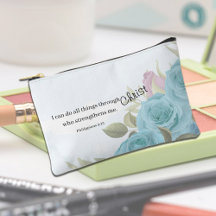 Rosas Azuis Personalizadas Baseadas na Fé