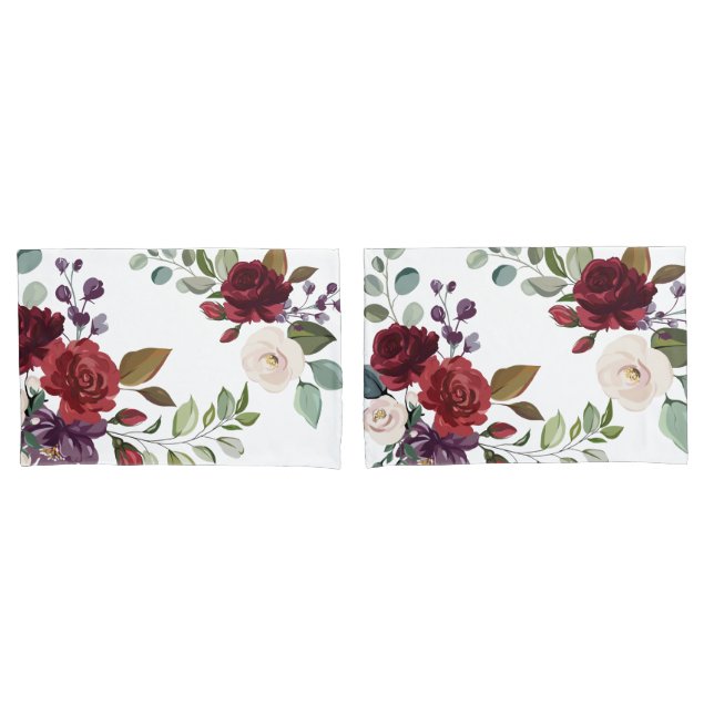 Rosas Brancas do Capas travesseiro Dourado Cor Geo (Frente - conjunto)