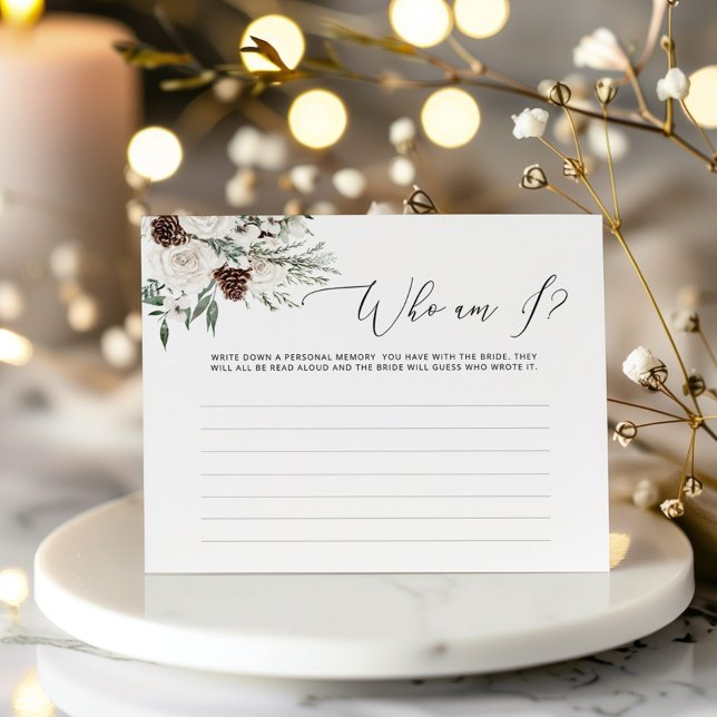 Rosas brancas Evergreen Quem sou eu jogo para chá  (Criador carregado)