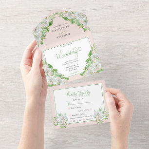 Rosas brancas   Orquídeas Boho Floral Casamento