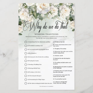 Rosas brancas românticas Tradição de Casamento Euc