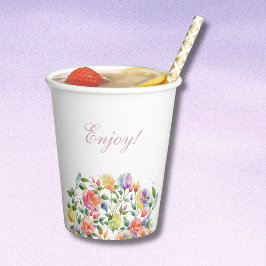 Rosas Brilhantes Rosa Chá de panela Floral Lilás