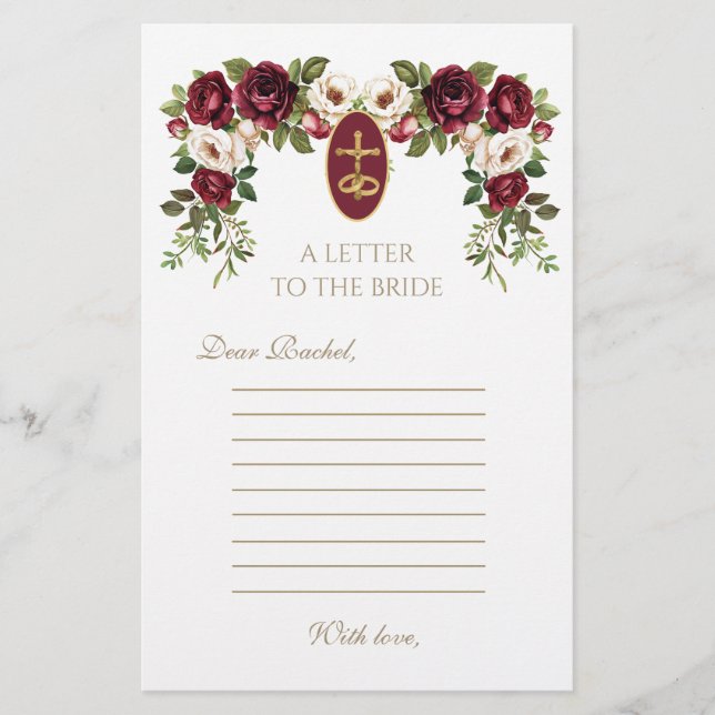 Rosas Chás de panela católicos flaorais Elegantes (Frente)