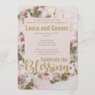 Rosas - comemore o convite da bênção