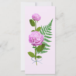 Rosas Cor-de-Rosa & Uma Samambaia