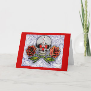 Rosas Da Morte! Cartão de Aniversário