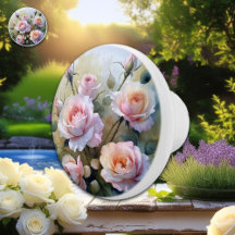 Rosas de Aquarela Rosa Sonhos