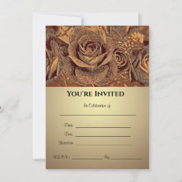 Rosas de Bronze - Convite