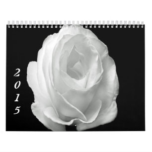 Rosas de Calendário Impresso Personalizado 2015